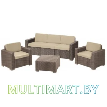 Набор садовой мебели Keter California 3 Seater 212507 (капучино)